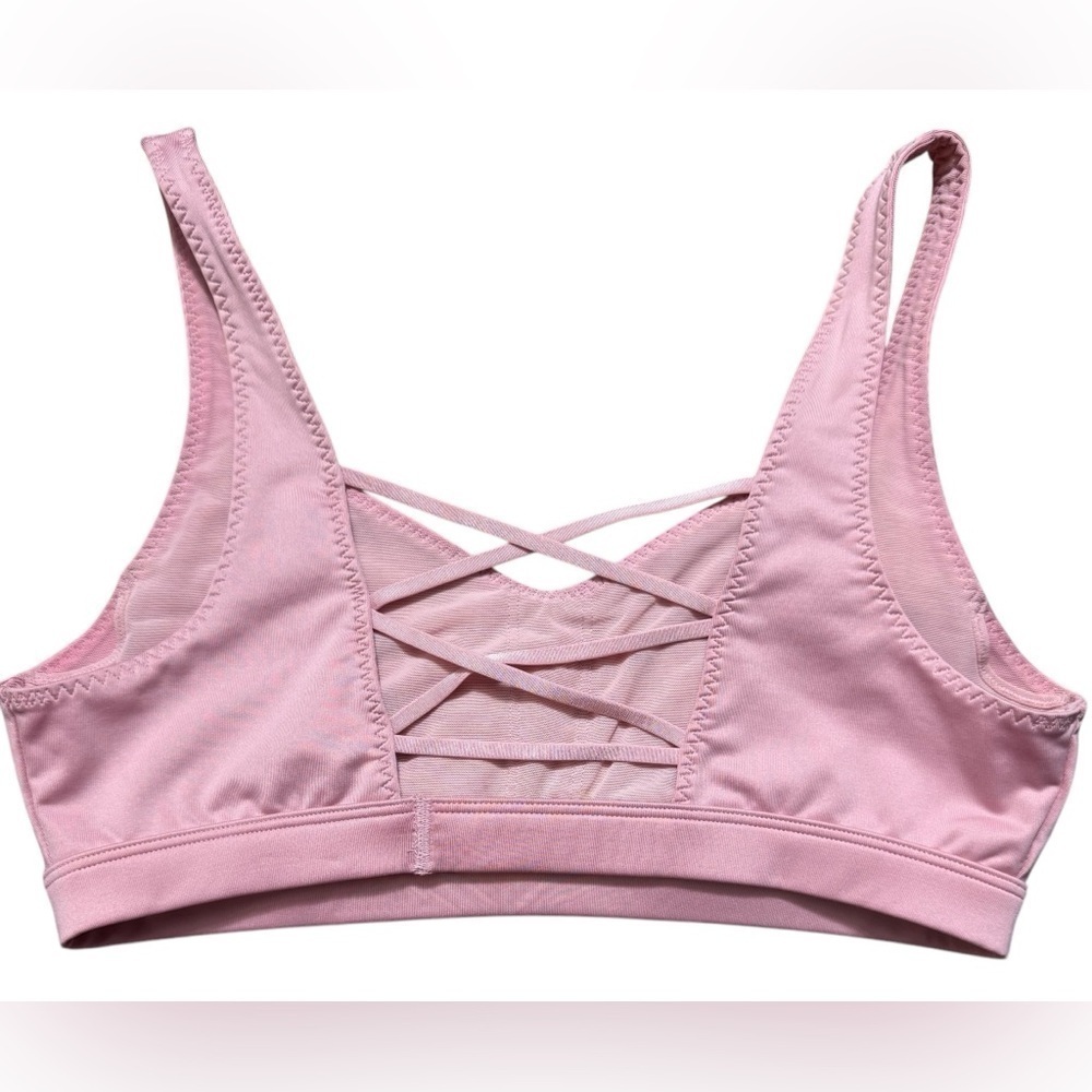 Victoria Sport Ballet Pink Size Medium Strappy Sports Bra - Picture 4 of 14